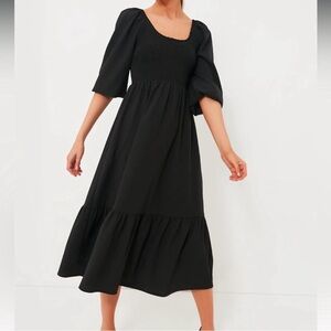 Black Seersucker Aleah Dress Brand New W tags